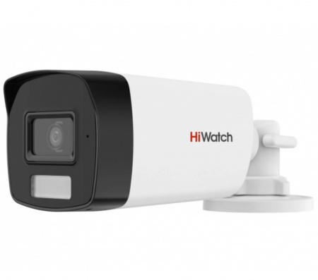 DS-T520A (2.8mm) 3К (5 Мп 16:9) уличная цилиндрическая HD-TVI камера с гибридной подсветкой EXIR/LED до 30/20 м и встроенным микрофоном (AoC) Фото