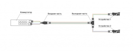 RVi-1NY10-2FP PoE разветвитель Фото