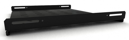 Hyperline TSH3L-450-RAL9004 Полка стационарная, глубина 450 мм, с боковым креплением Фото