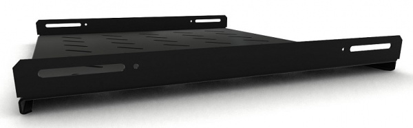 Hyperline TSH3L-450-RAL9004 Полка стационарная, глубина 450 мм, с боковым креплением Фото