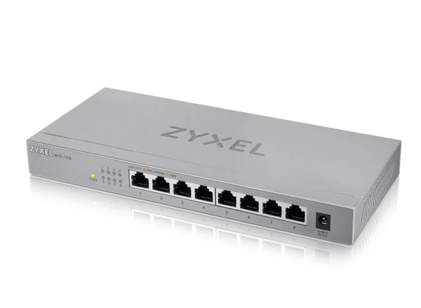 Мультигигабитный коммутатор Zyxel MG-108 [MG-108-ZZ0101F] Фото
