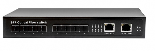 NS-SW-8GX2G Коммутатор Gigabit Ethernet на 8 SFP + 2 RJ45 портов Фото