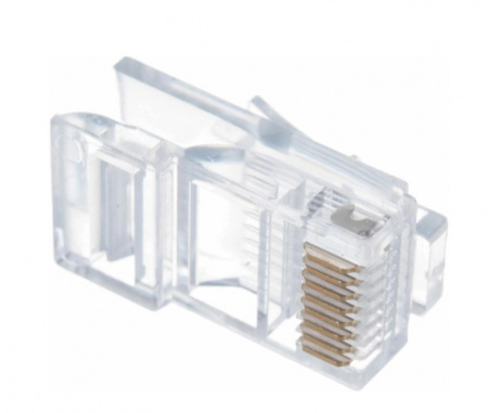 Разъем сетевой LAN PROconnect на кабель, штекер 8Р8С (Rj-45), под обжим, 