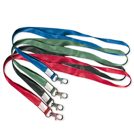 TS-STR (green) Лента шёлковая с металлическим карабином-защёлкой Фото