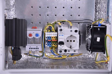 ШТВ-НЭ-6.6.3-3ВВА-Т1 Шкаф ЭКОНОМ уличный всепогодный настенный укомплектованный (В600 × Ш600 × Г300),комплектация T1-IP54 Фото