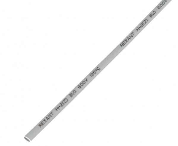 Трубка термоусаживаемая ТУТнг-LS (2:1)-1/0.5 серая  REXANT Фото