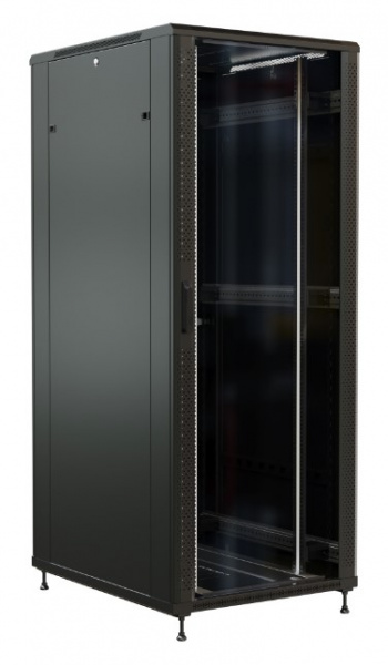 WR-TT-3788-AS-RAL9004 Шкаф напольный 19-дюймовый, 37U, 1833х800х800 мм (ВхШхГ) Фото
