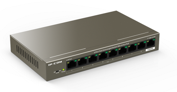 F1109P-8-63W Неуправляемый 9-портовый коммутатор Фото
